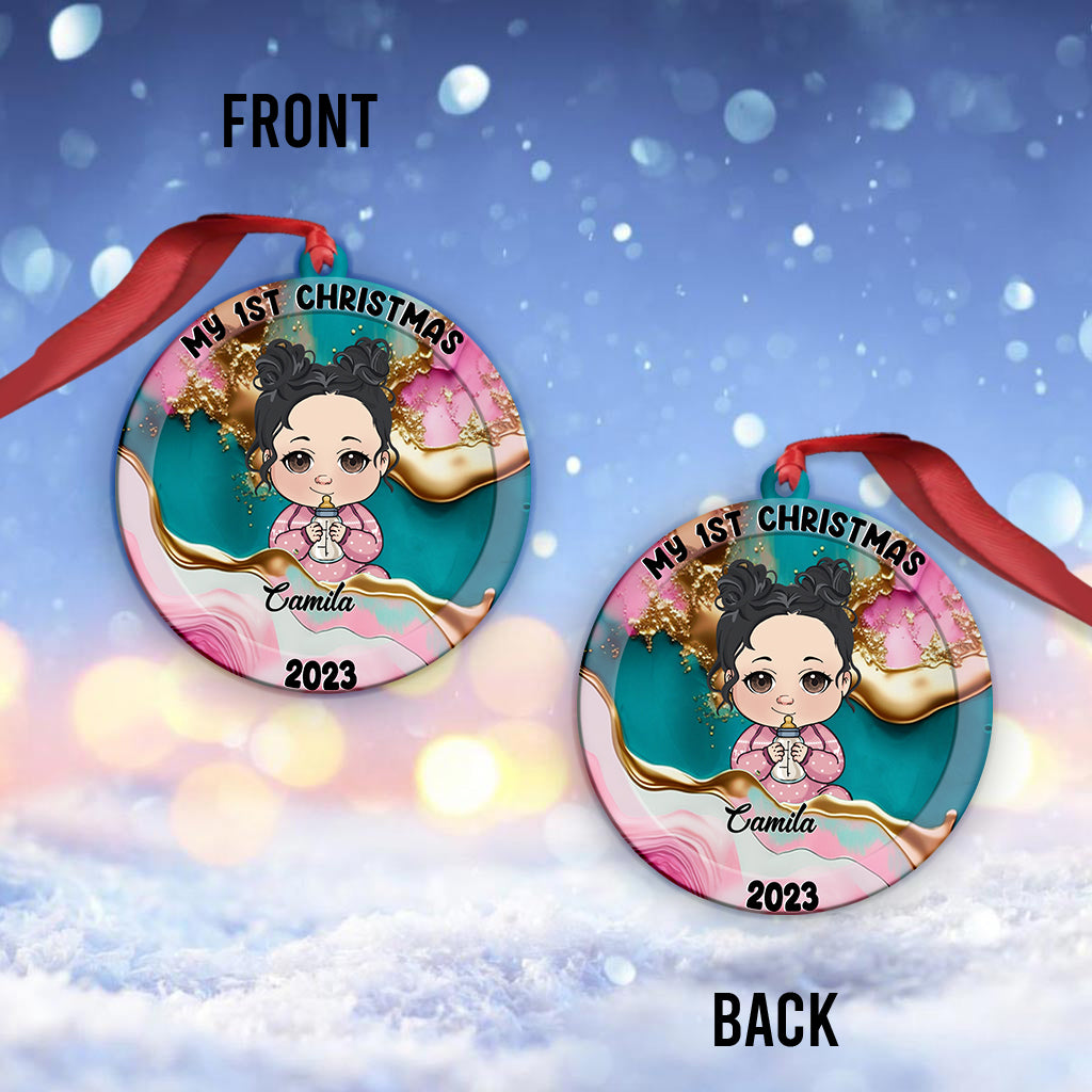 My 1st Christmas - Personalized Newborn Ornament