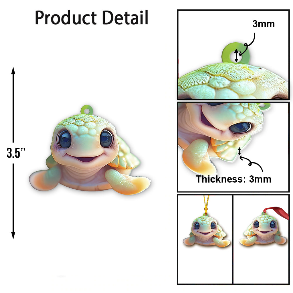 Love Turtles - Turtle Ornament