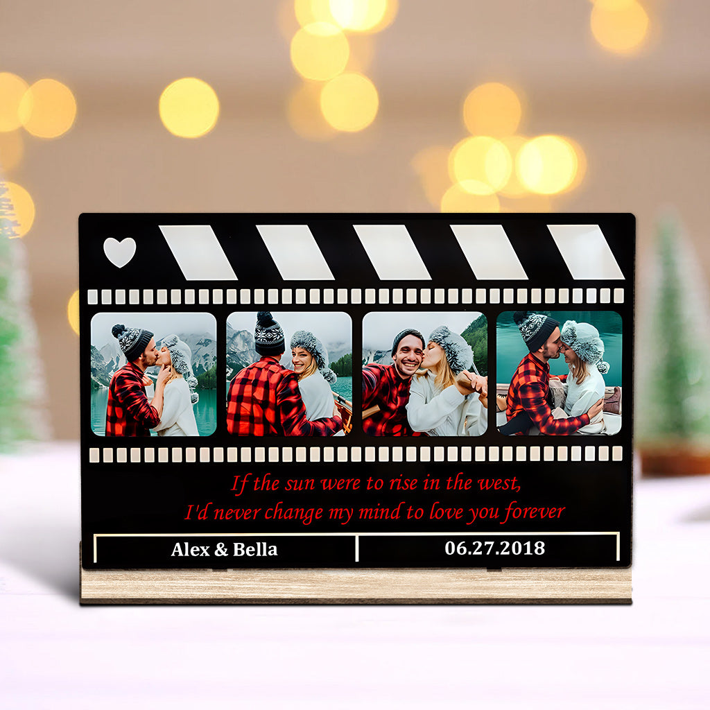 Creative Clapperboard - Personalized Couple 1 Layered Big Freestanding