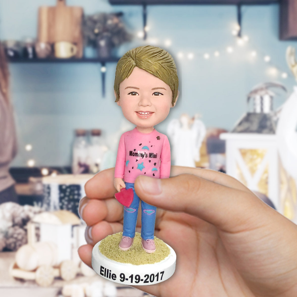 Custom Figure - Personalized Granddaughter Bobblehead