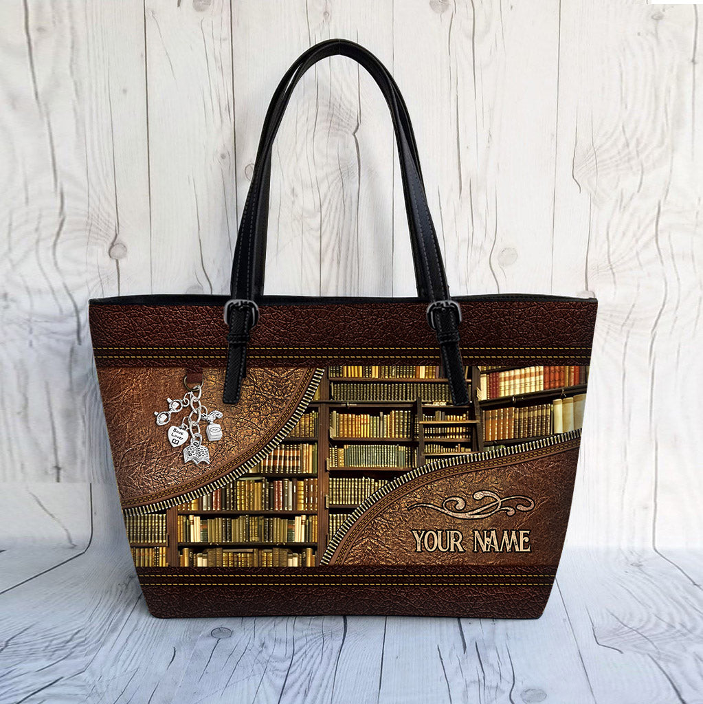 Library - Personalized Librarian Leather Bag