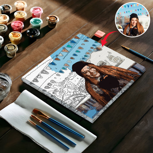 Custom Photo - Personalized Step Mom Paint By Numbers Kit