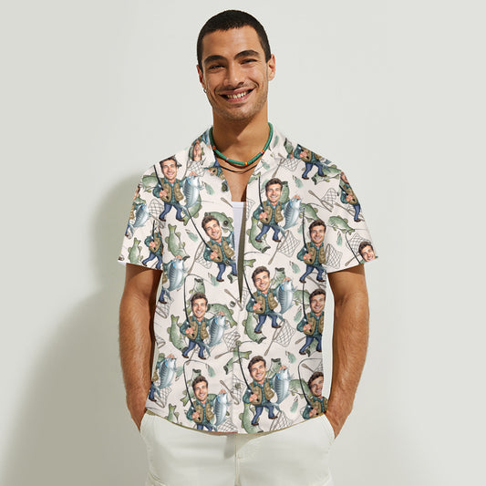 Gift For Fishing Dad, Husband, Uncle... - Personalized Fishing Hawaiian Shirt