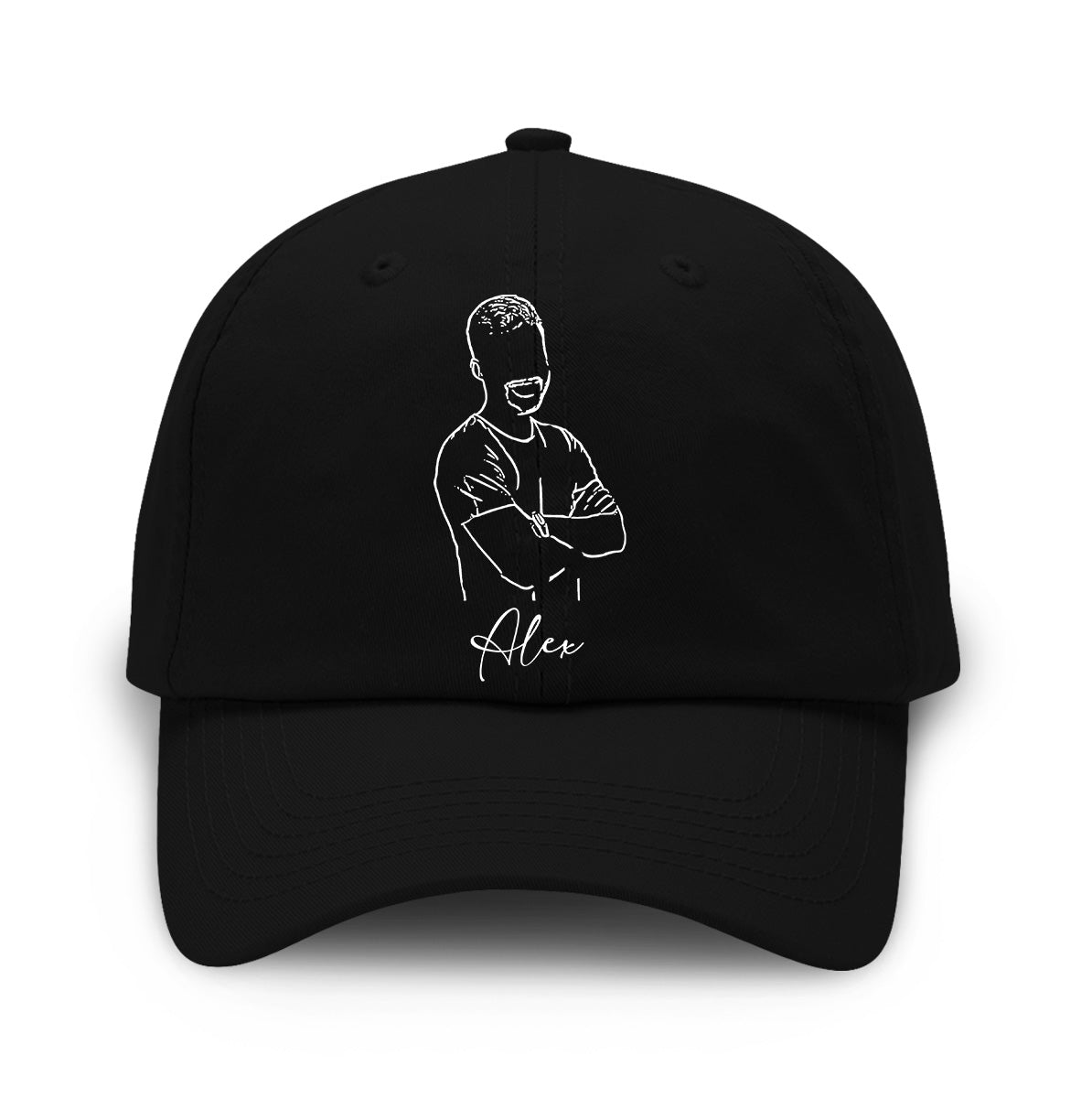 Custom Photo - Personalized Son Embroidered Classic Cap