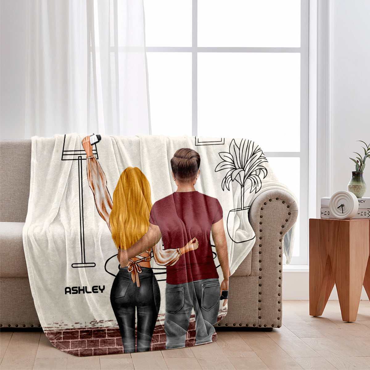 Couples Who Game Together Stay Together - Personalized Video Game Blanket