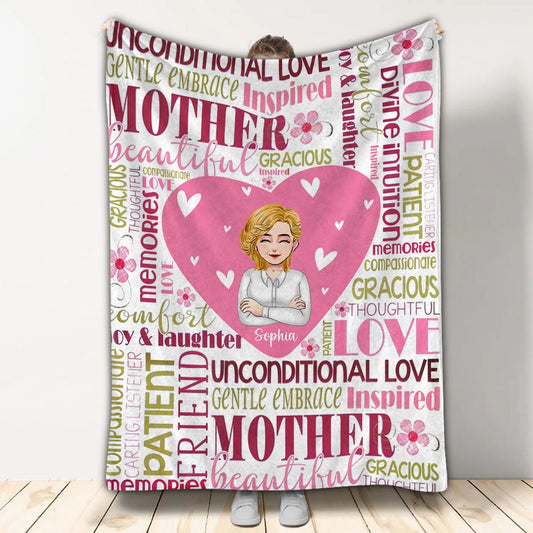 We Love You - Personalized Mother's day Mother Blanket