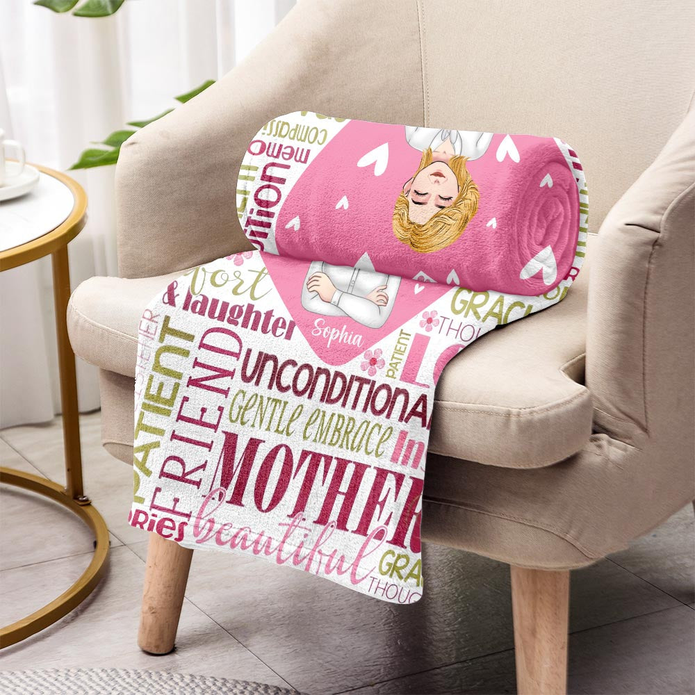 We Love You - Personalized Mother's day Mother Blanket