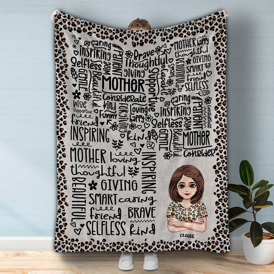 Mom You Are Beautiful - Personalized Mother's Day Mother Blanket