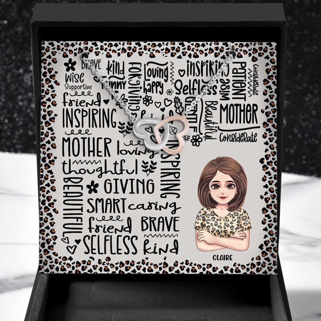 Mom You Are Beautiful - Personalized Mother Necklace