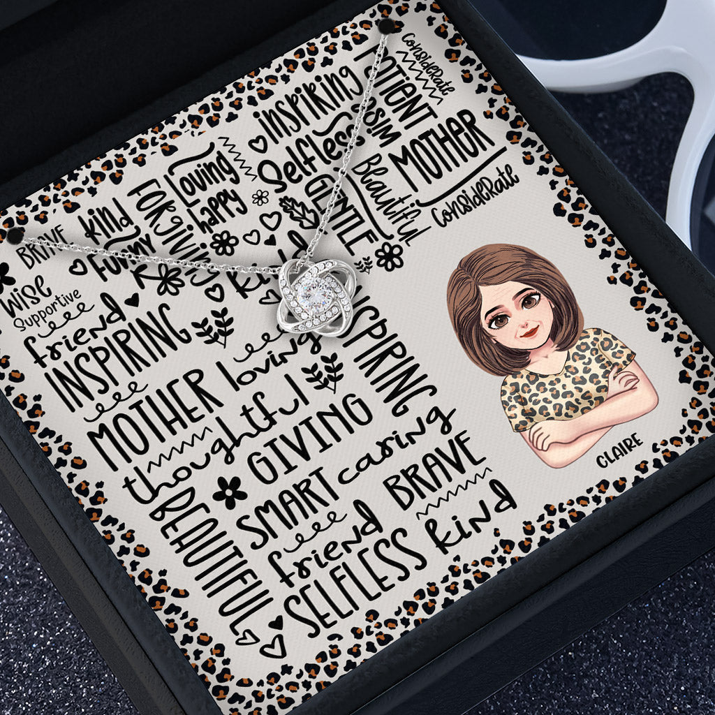 Mom You Are Beautiful - Personalized Mother Necklace