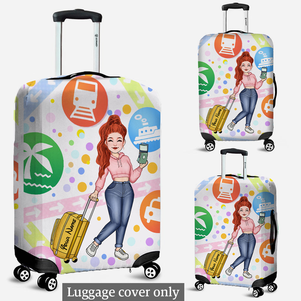 Summer Is Calling - Personalized Travelling Luggage Cover