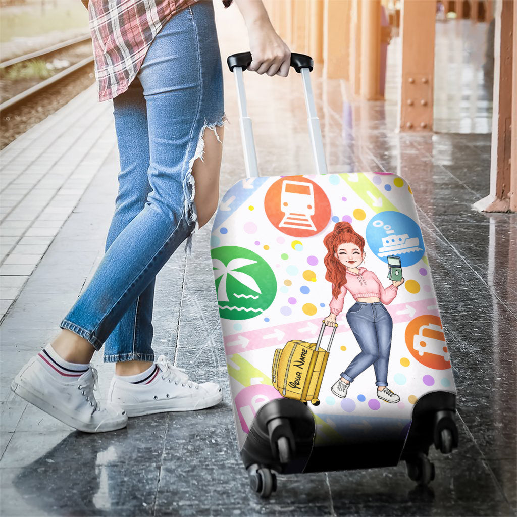 Summer Is Calling - Personalized Travelling Luggage Cover