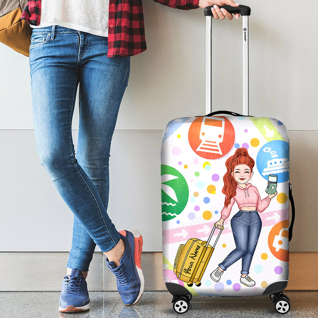 Summer Is Calling - Personalized Travelling Luggage Cover
