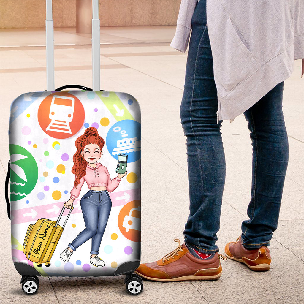 Summer Is Calling - Personalized Travelling Luggage Cover