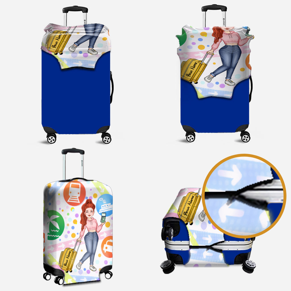 Summer Is Calling - Personalized Travelling Luggage Cover
