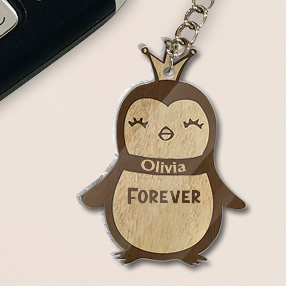 Let's Do This Forever - Personalized Couple Keychain