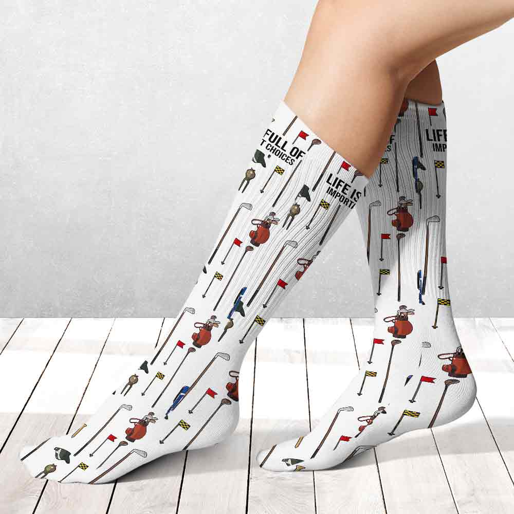 This Is How I Roll - Personalized Golf Socks