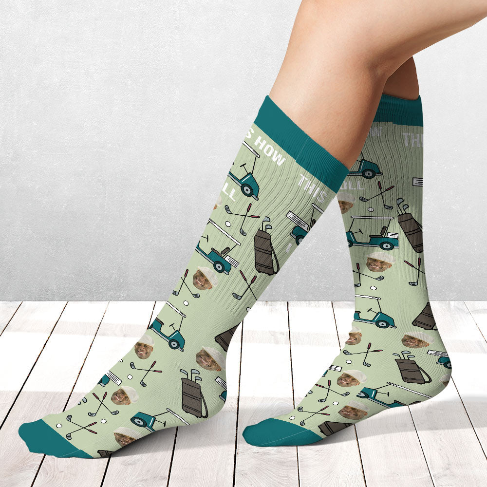 This Is How I Roll - Personalized Golf Socks
