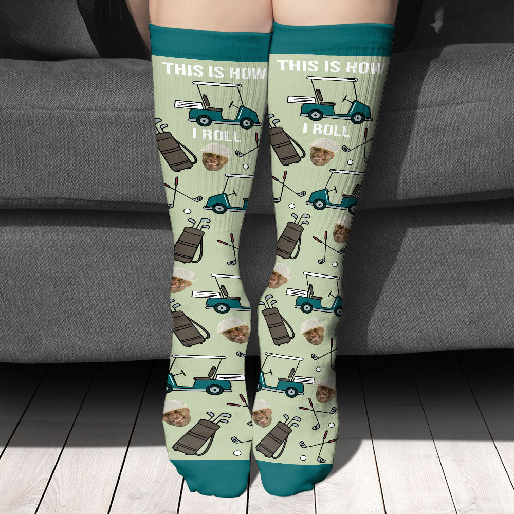 This Is How I Roll - Personalized Golf Socks