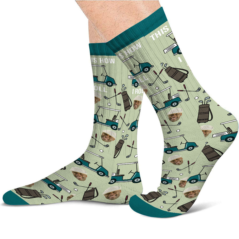 This Is How I Roll - Personalized Golf Socks