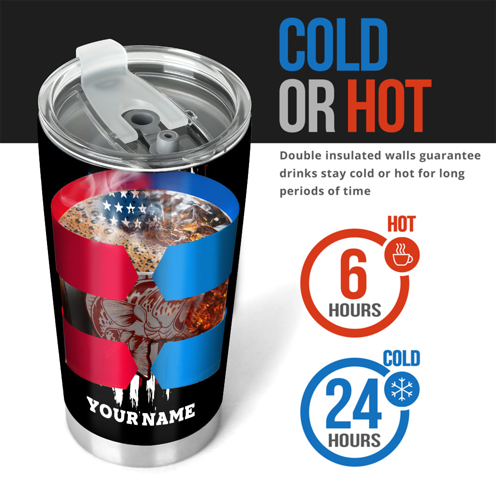 I Fish For Hours - Personalized Fishing Tumbler