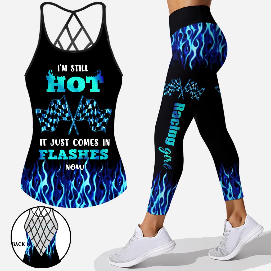 I'm Still Hot - Racing Cross Tank Top and Leggings