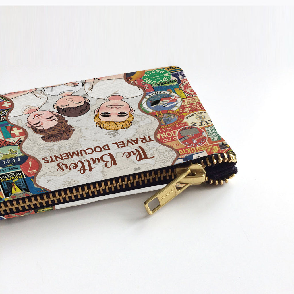 Family Travel Documents - Personalized Travelling Pouch