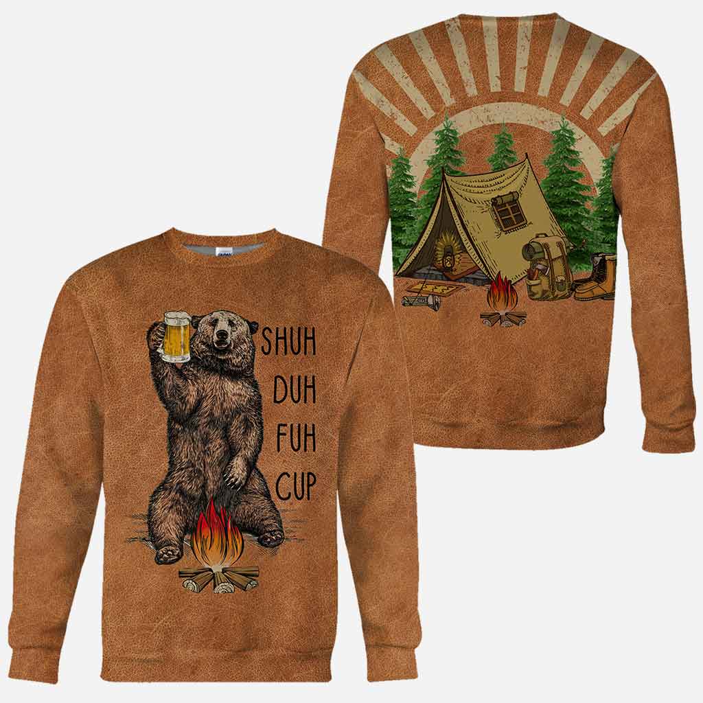 Shuh Duh Fuh Cup - Camping All Over T-shirt and Hoodie 112021