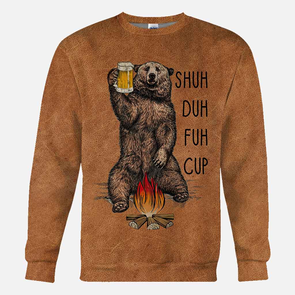 Shuh Duh Fuh Cup - Camping All Over T-shirt and Hoodie 112021