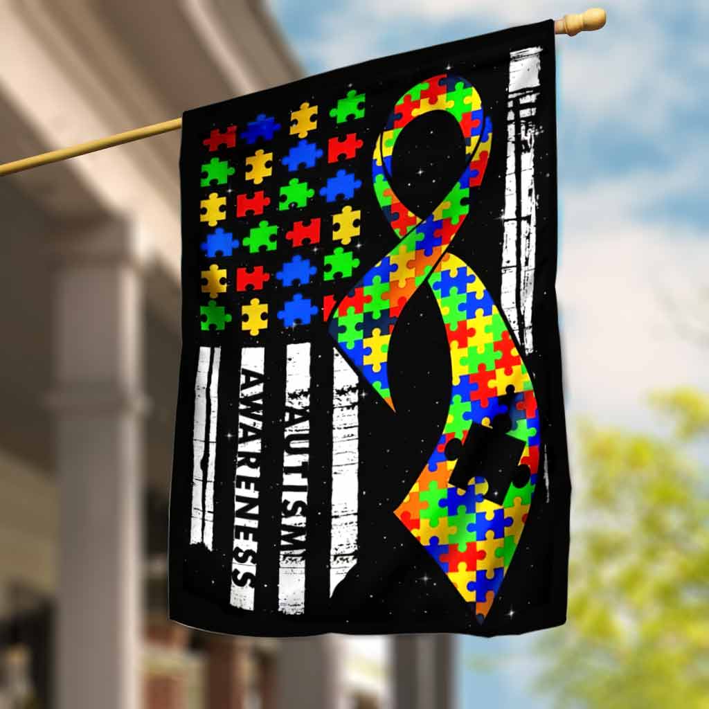 Autism Awareness - House Flag 112021