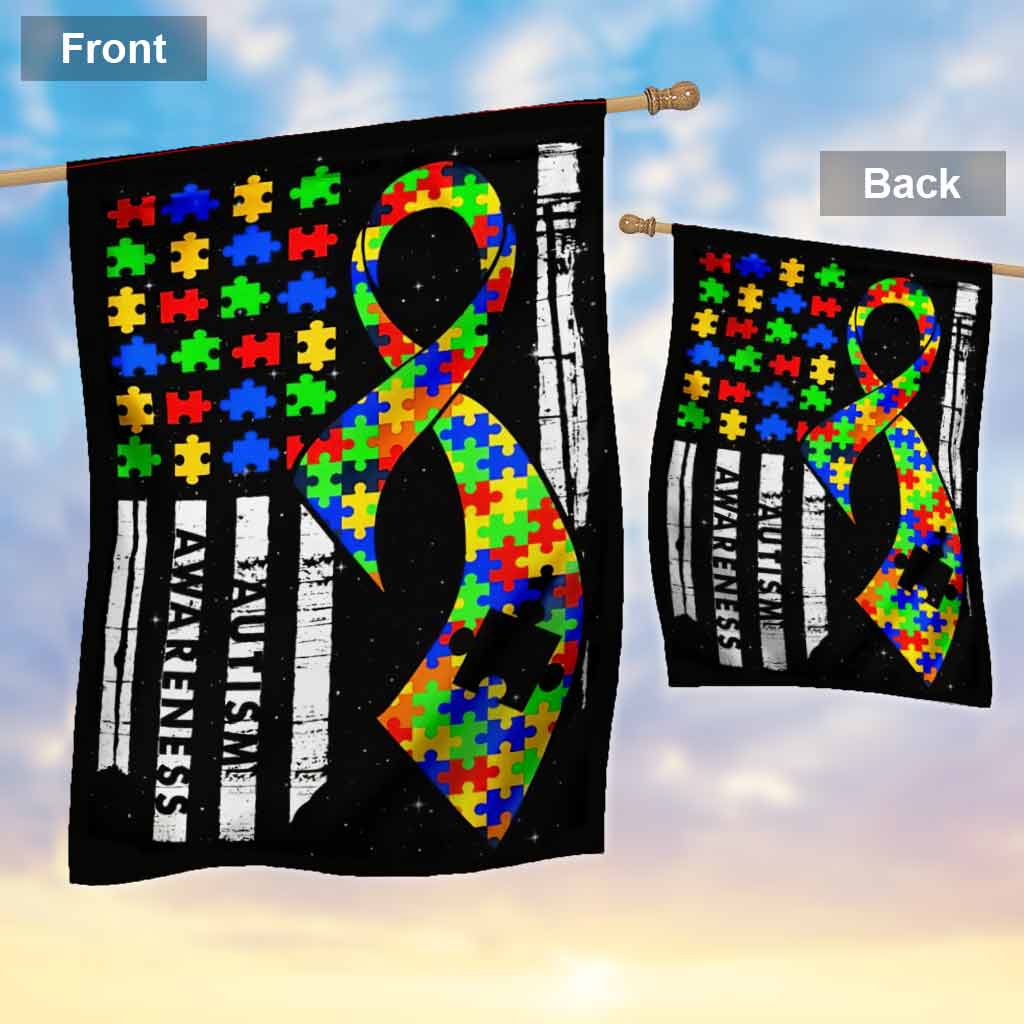 Autism Awareness - House Flag 112021