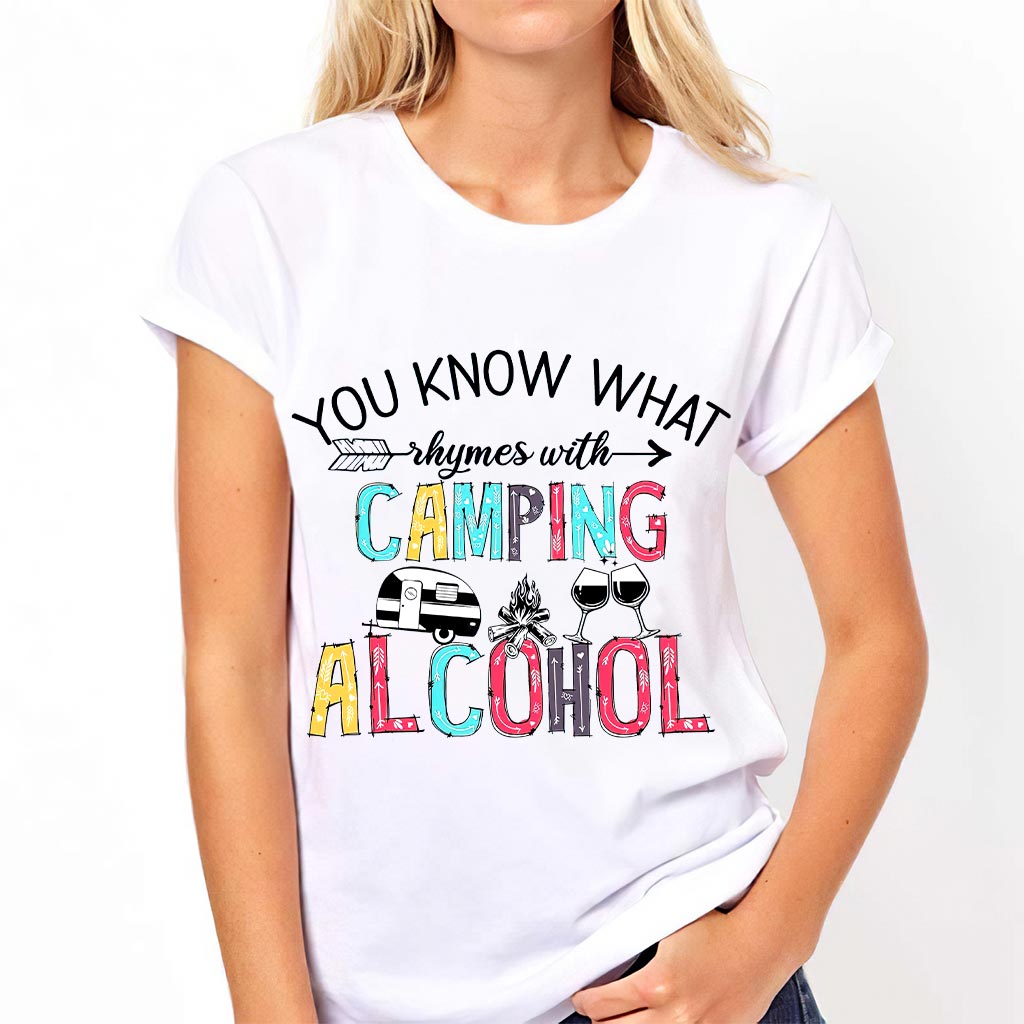 You Know What Rhymes With Camping - T-shirt and Hoodie 112021