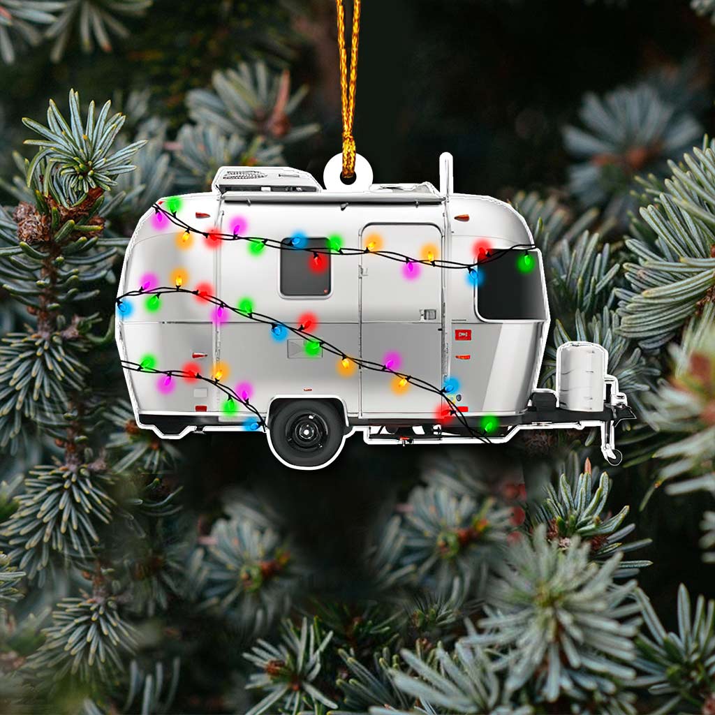 Camping Items Collection - Christmas Camping Ornament (Printed On Both Sides)