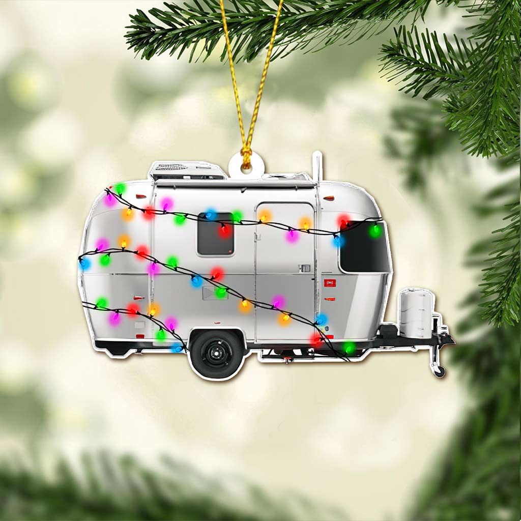 Camping Items Collection - Christmas Camping Ornament (Printed On Both Sides)