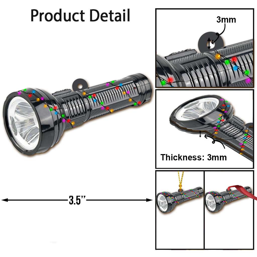 Camping Items Collection - Christmas Camping Ornament (Printed On Both Sides)