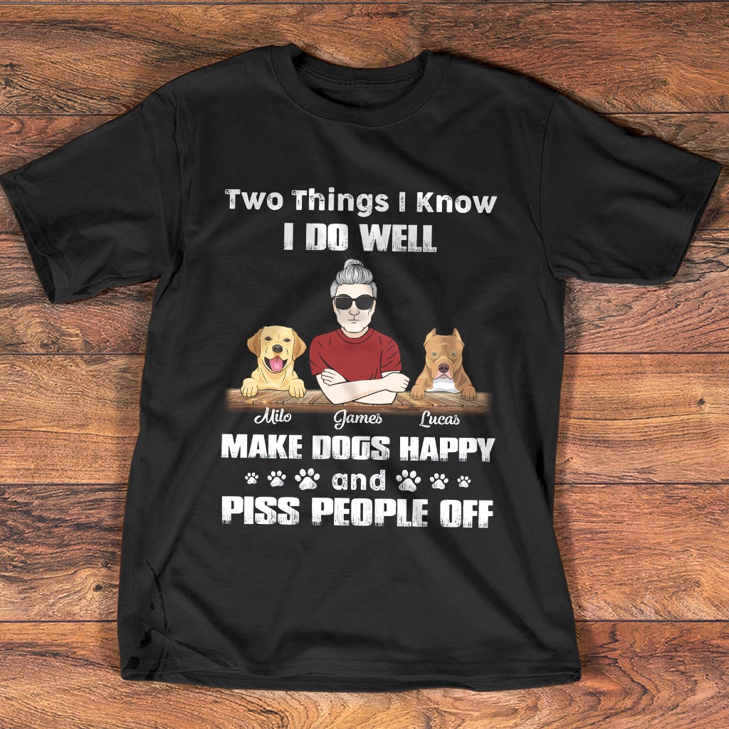 Two Things I Know - Personalized Dog T-shirt and Hoodie