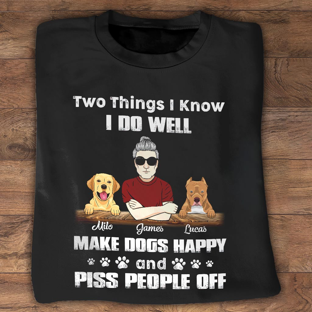 Two Things I Know - Personalized Dog T-shirt and Hoodie