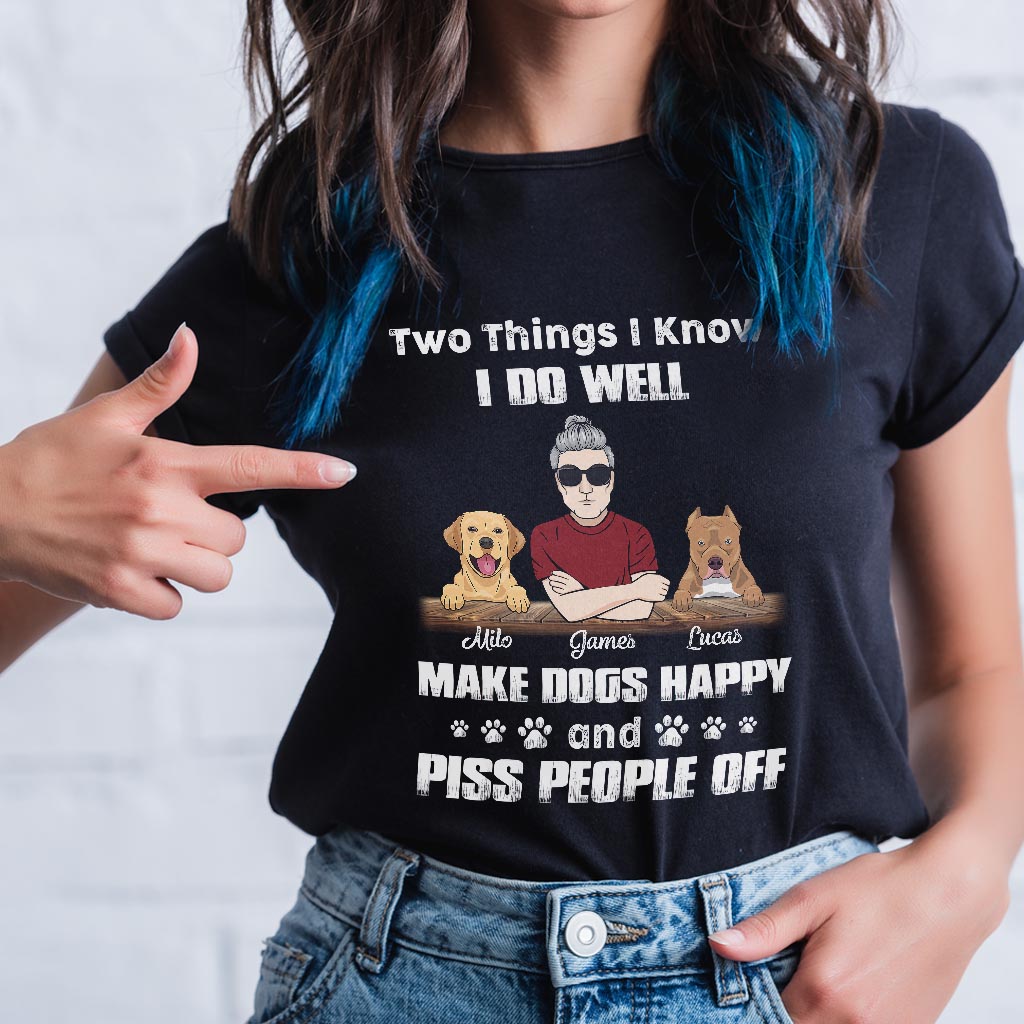 Two Things I Know - Personalized Dog T-shirt and Hoodie