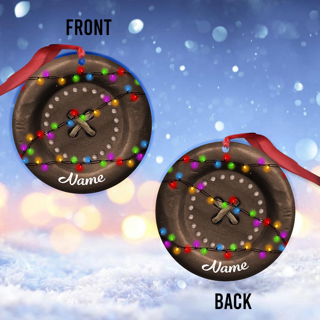 Sewing Items Collection - Personalized Christmas Sewing Ornament (Printed On Both Sides)