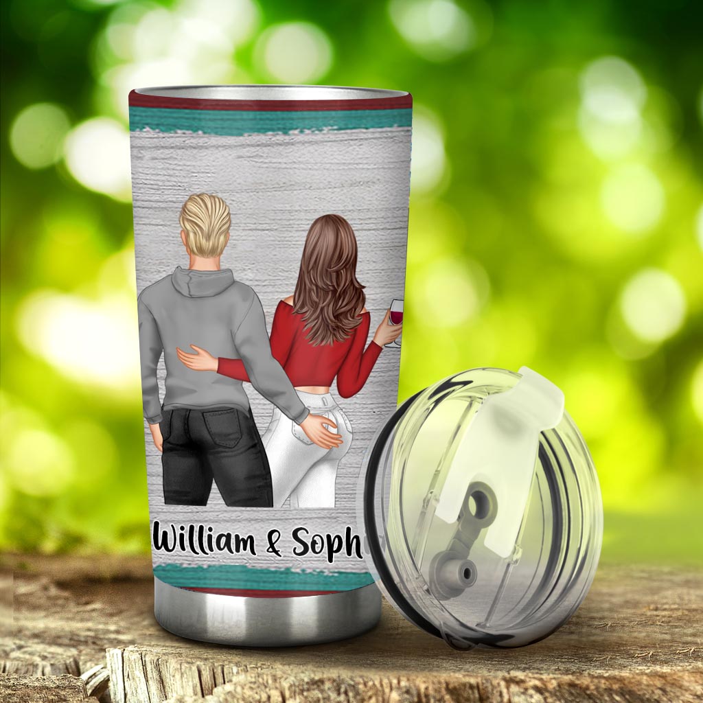 I Met You - Personalized Couple Tumbler