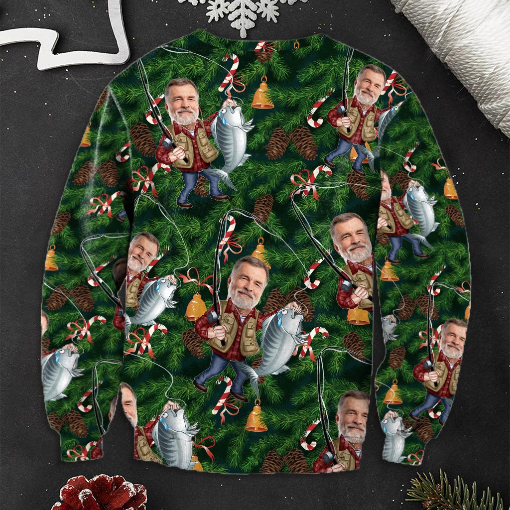 Fishing Lover - Personalized Fishing Ugly Sweater