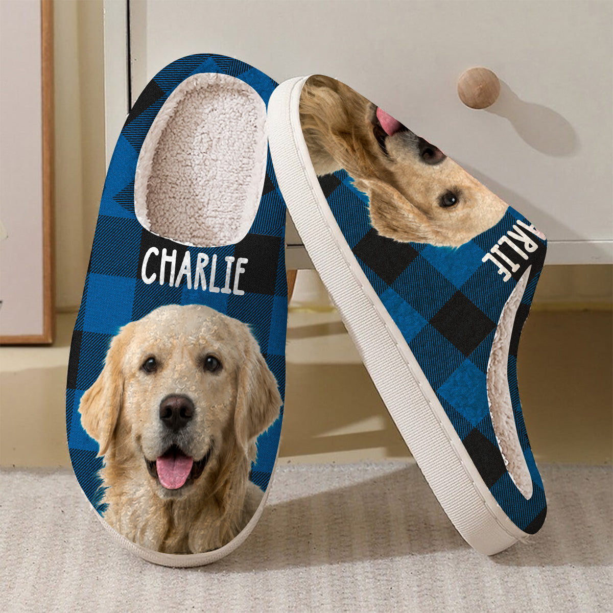 Fur Baby - Personalized Dog Slippers
