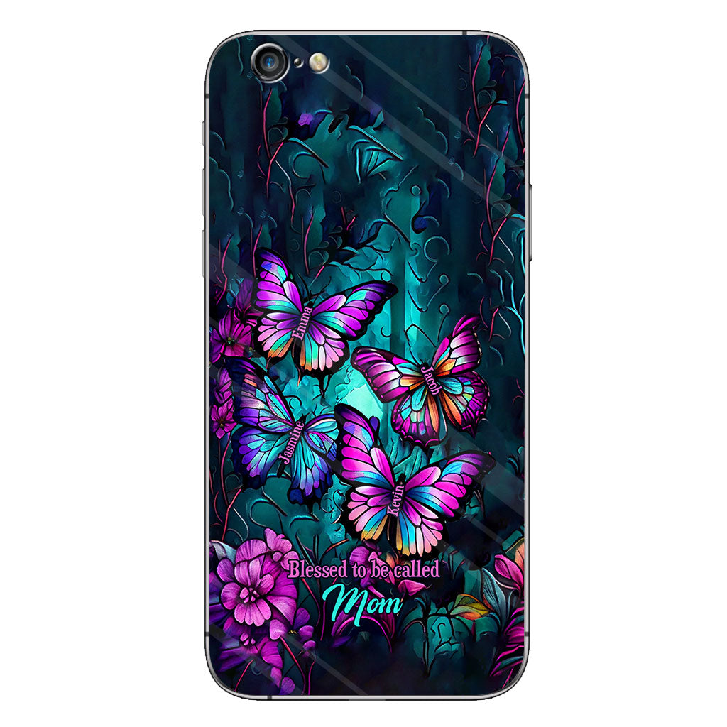 Grandma's Butterflies - Personalized Grandma Phone Case