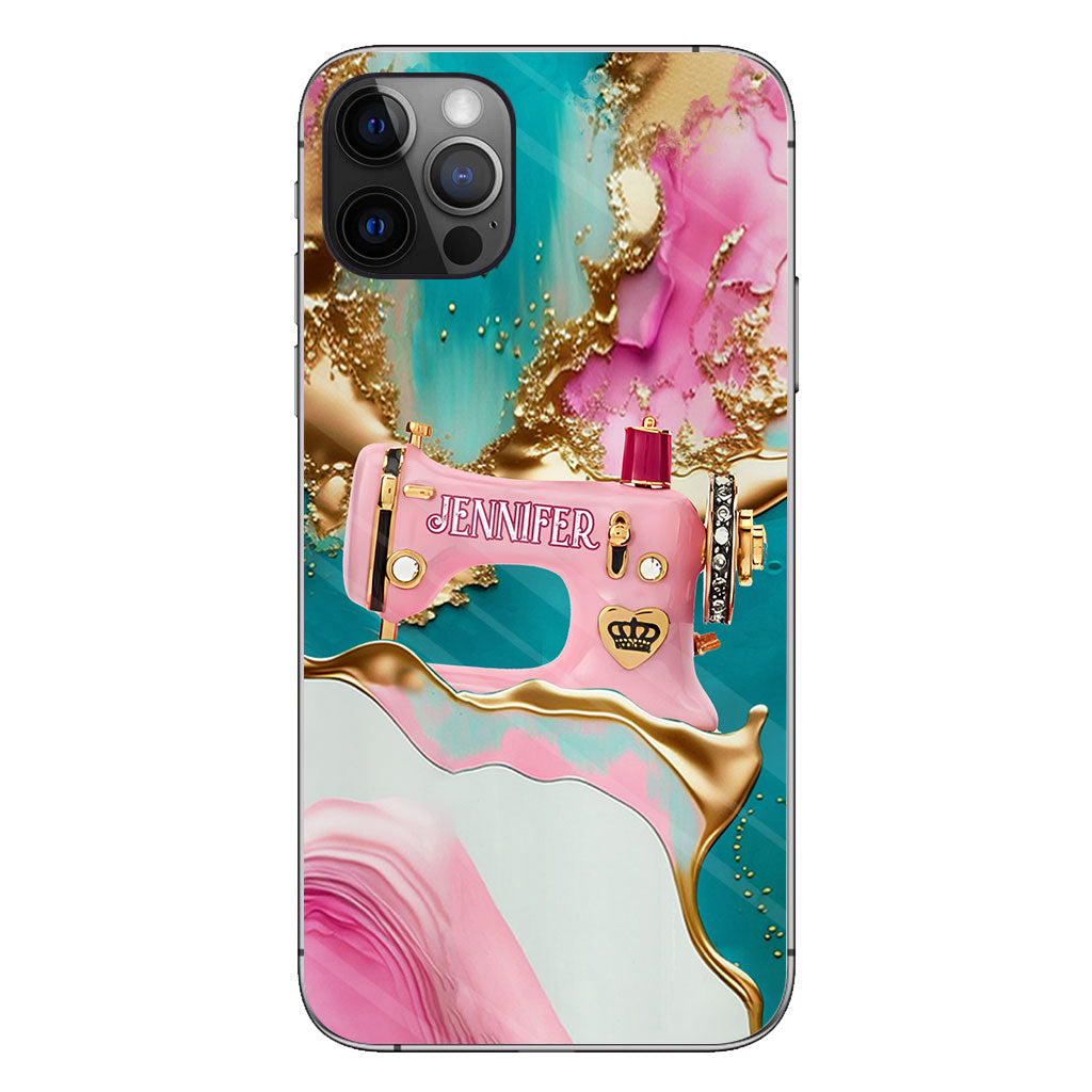 Love Sewing - Personalized Sewing Phone Case