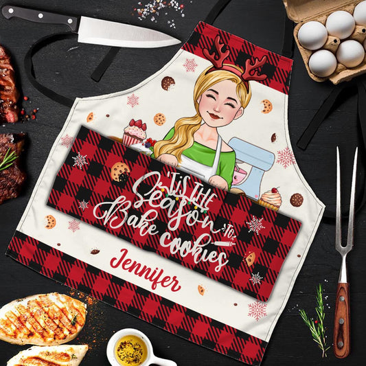 Til The Seasons To Bake Cookies - Personalized Baking Apron