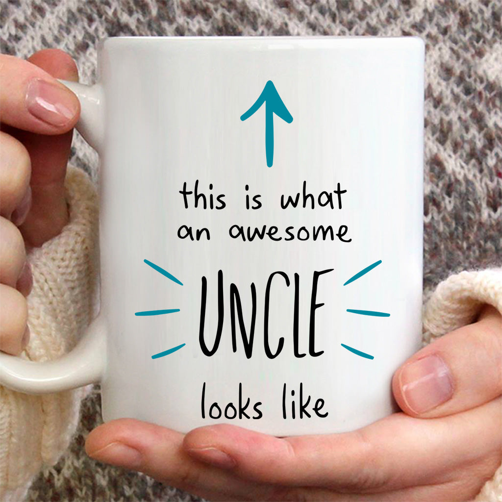 This Is What An Awesome Uncle Look Like - Uncle Mug