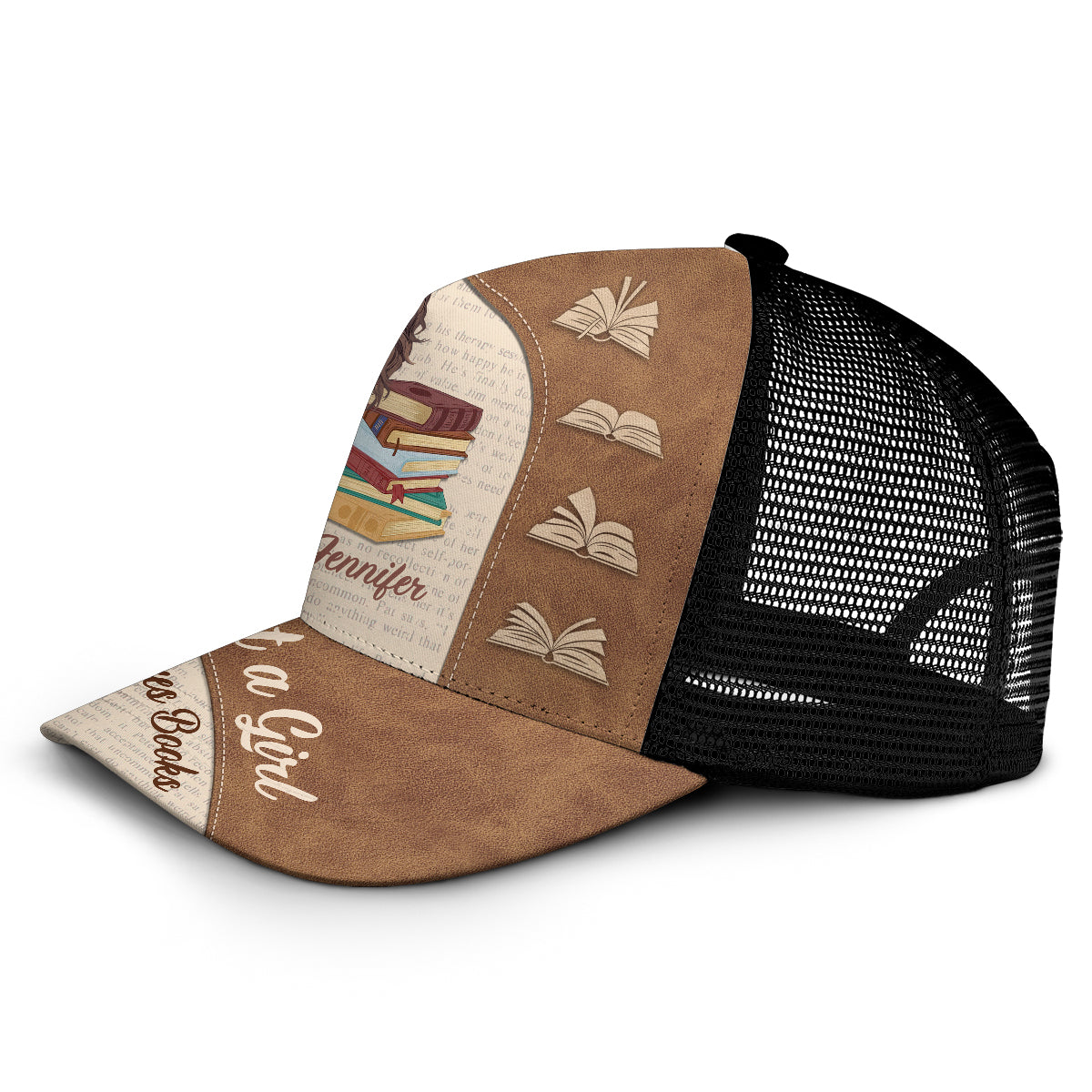 Just A Girl Who Loves Books - Personalized Book Trucker Hat