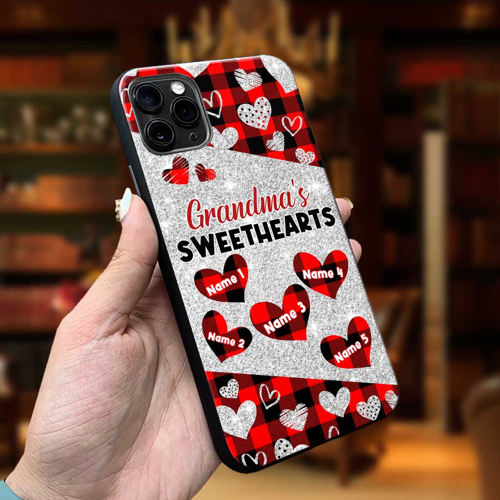 Grandma's Sweethearts - Personalized Valentine Grandma Phone Case