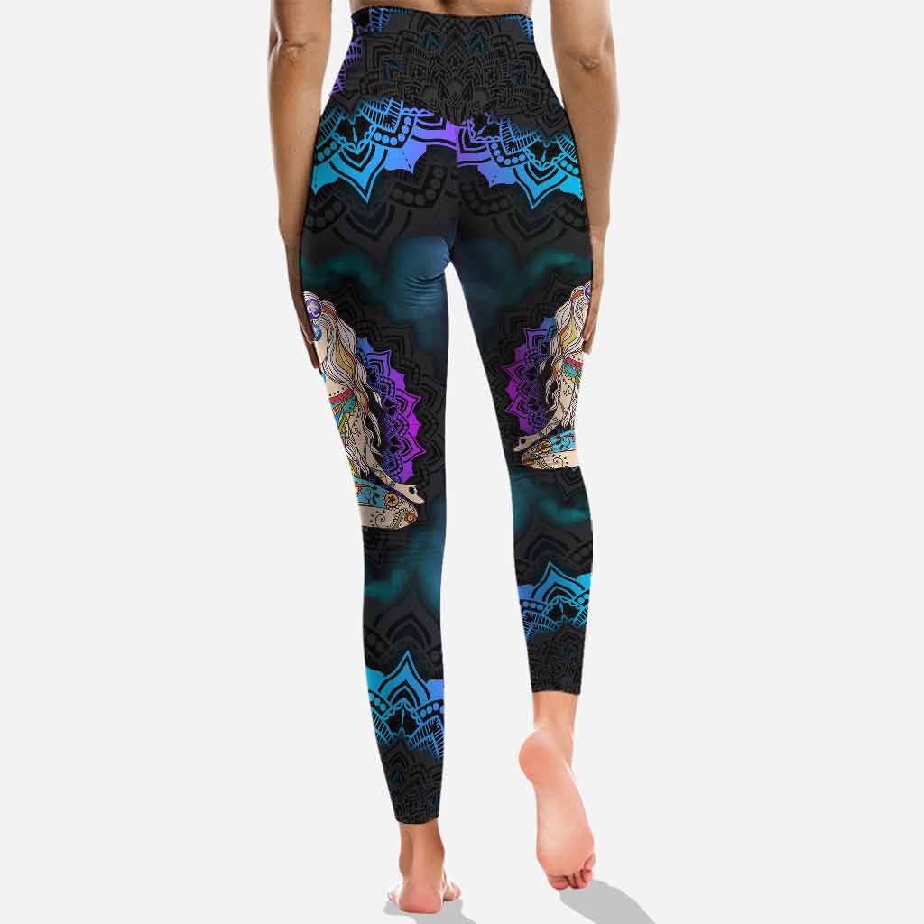I'm Not Sugar And Spice - Yoga Hollow Tank Top and Leggings