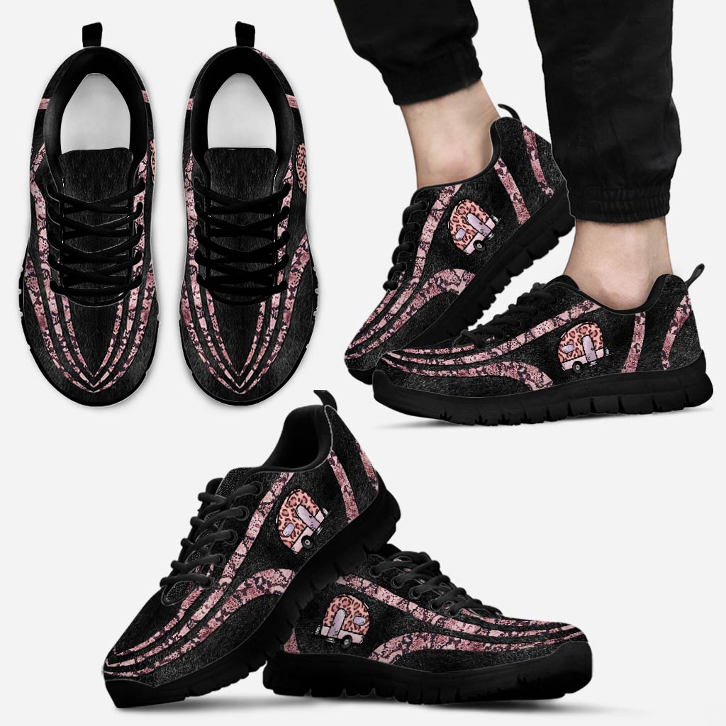 Leopard And Rose - Camping Sneakers